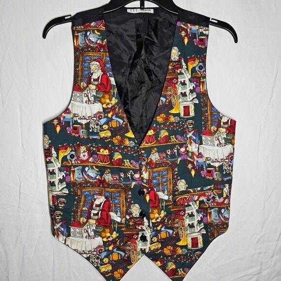 Vintage 90s grandma core christmas vest - Picture 1 of 6